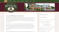 Desktop Screenshot of mifflinburgborough.org