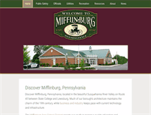 Tablet Screenshot of mifflinburgborough.org